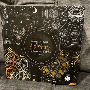4 Astrology Jigsaw Puzzles in Box (1,000 Piece each)